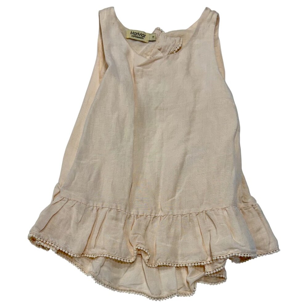 MARMAR COPENHAGEN DRESS TAWNY - BARELY ROSE - LINEN VISCOSE - NEW WITHOUT TAG